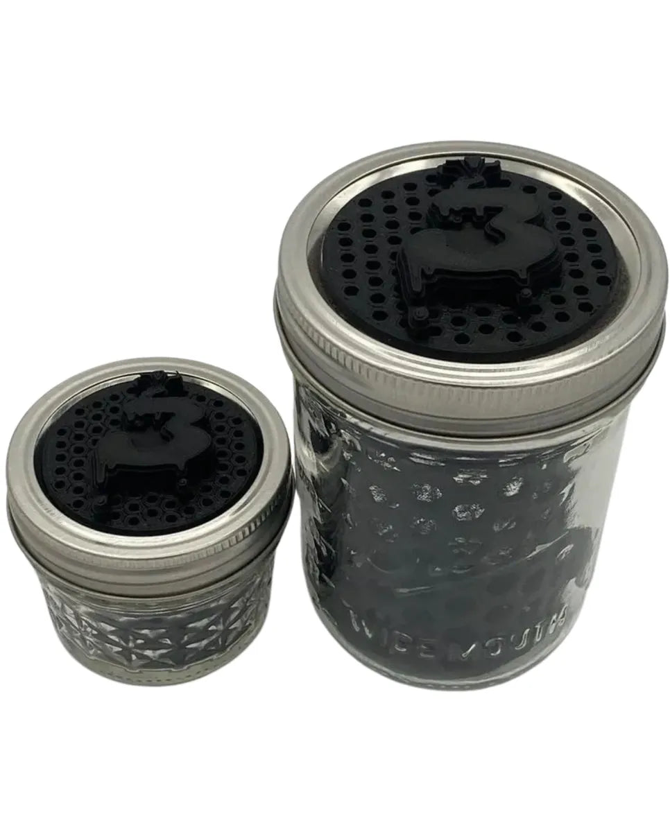 Large isoak mason jar for cleaning your glass and quartz