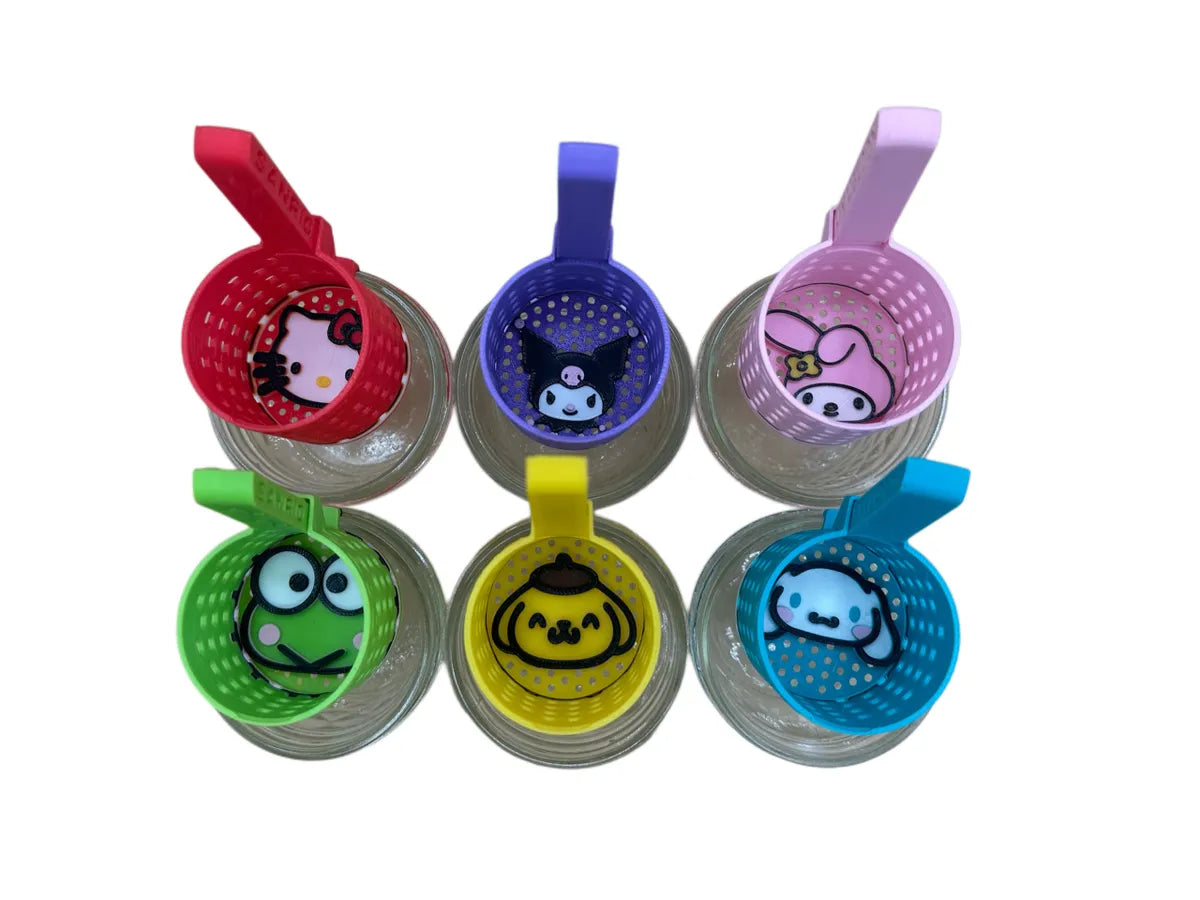 Mini SANRIO isoak mason jar for cleaning your glass and quartz