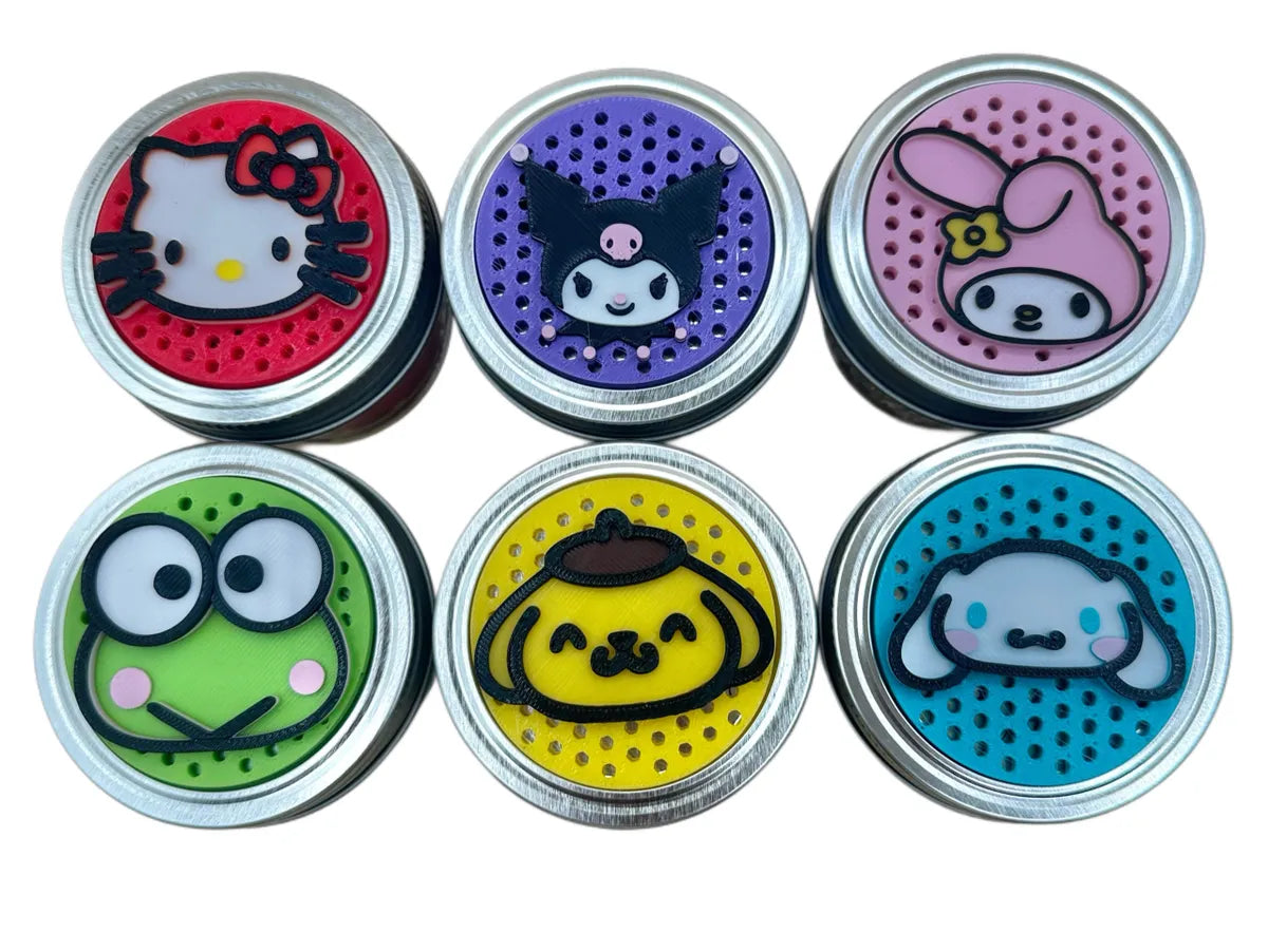 Mini SANRIO isoak mason jar for cleaning your glass and quartz