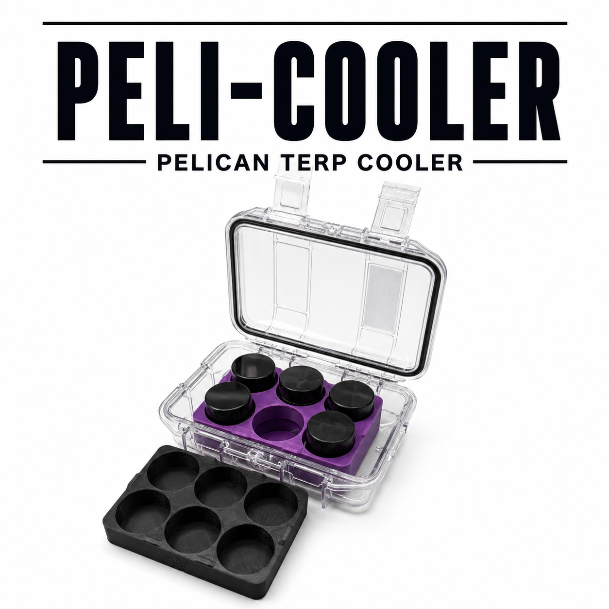 Peli-Cooler the pelican M40 terp cooler for 5ml miron jars