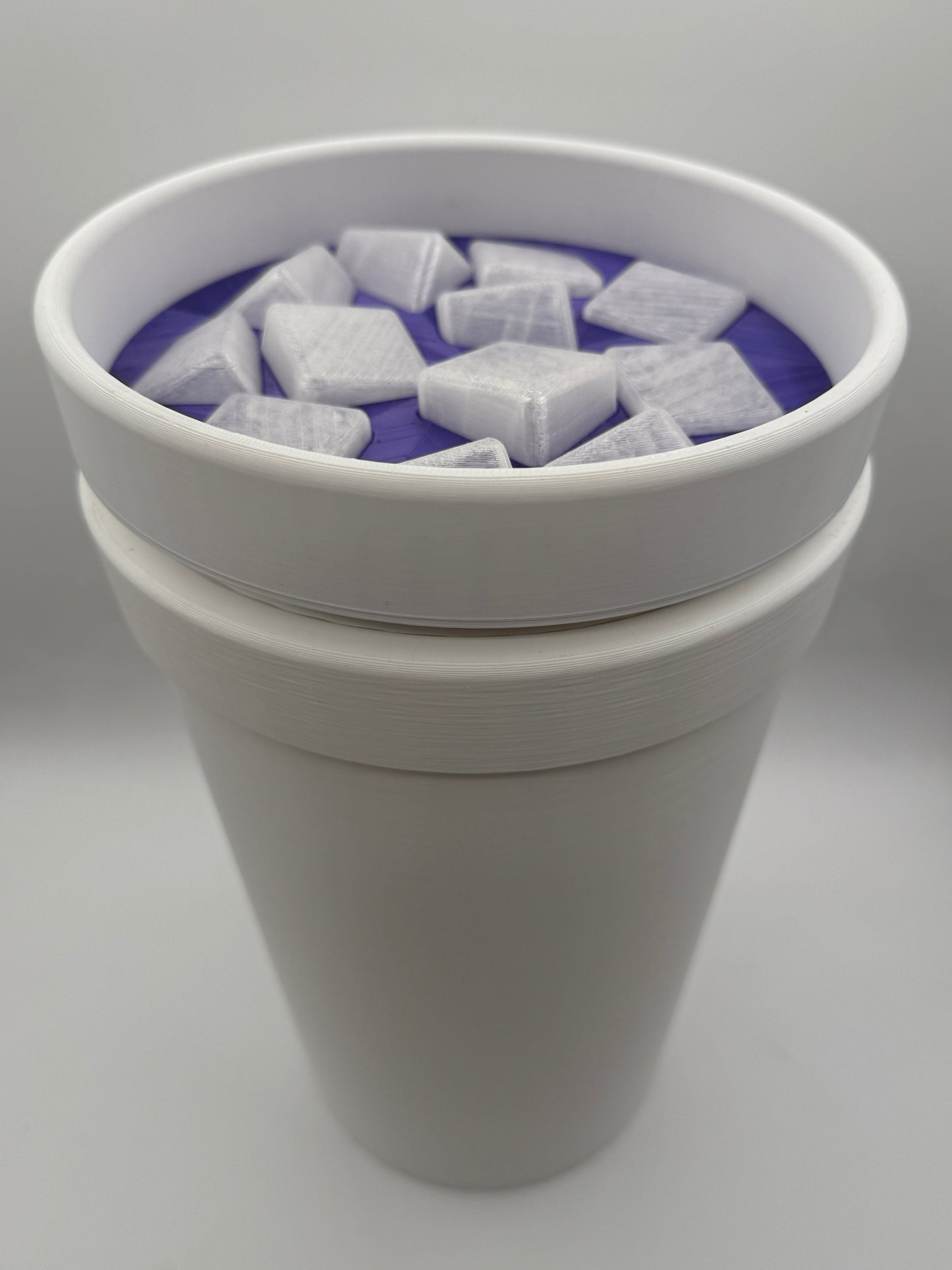 Double Cup Container and Office Trash Can