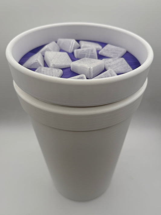 Double Cup Container and Office Trash Can