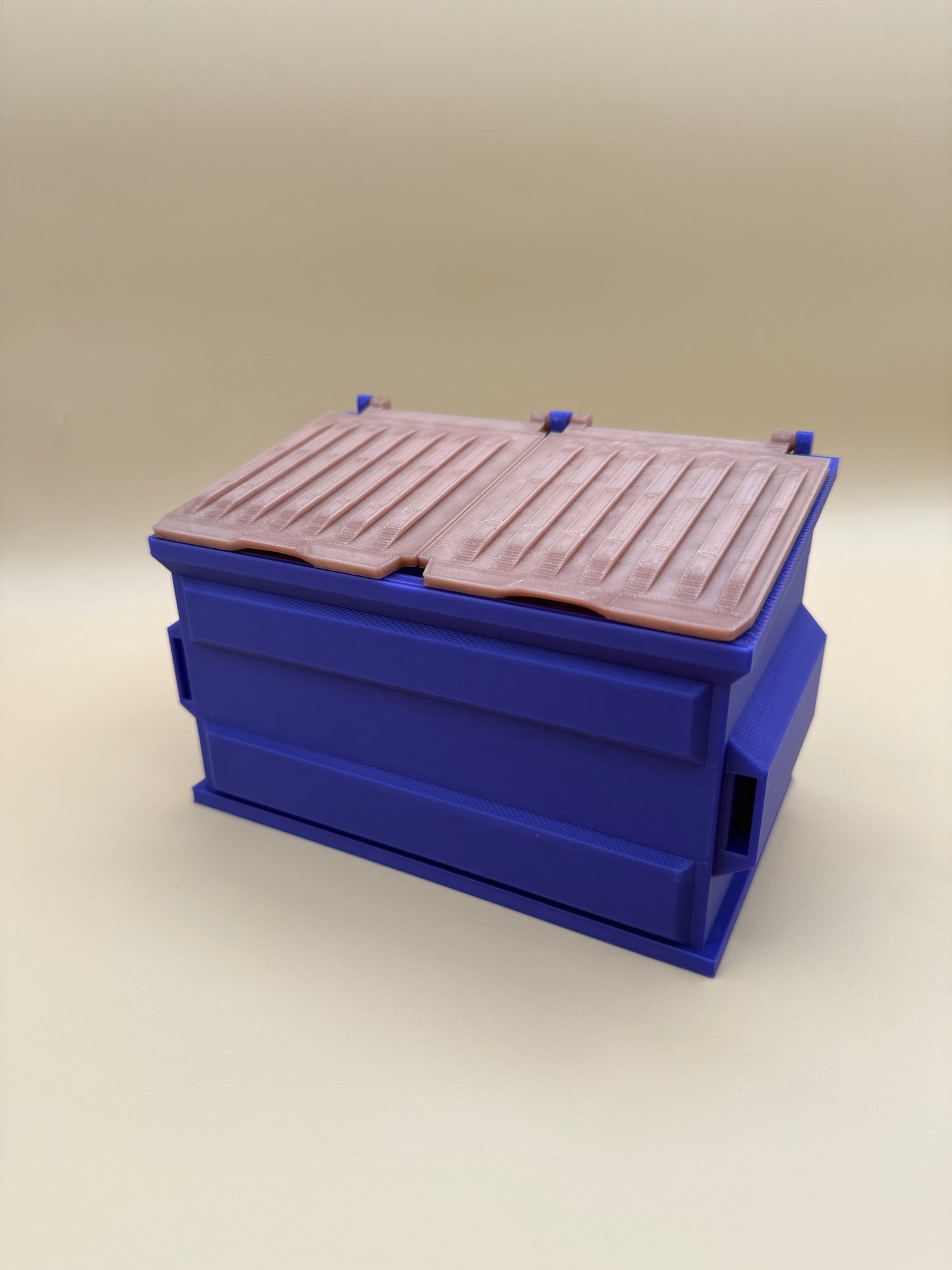 The Dump - Scale Model Dumpster With Working Lid, Dumpster For Q-tips, Desk Dump.