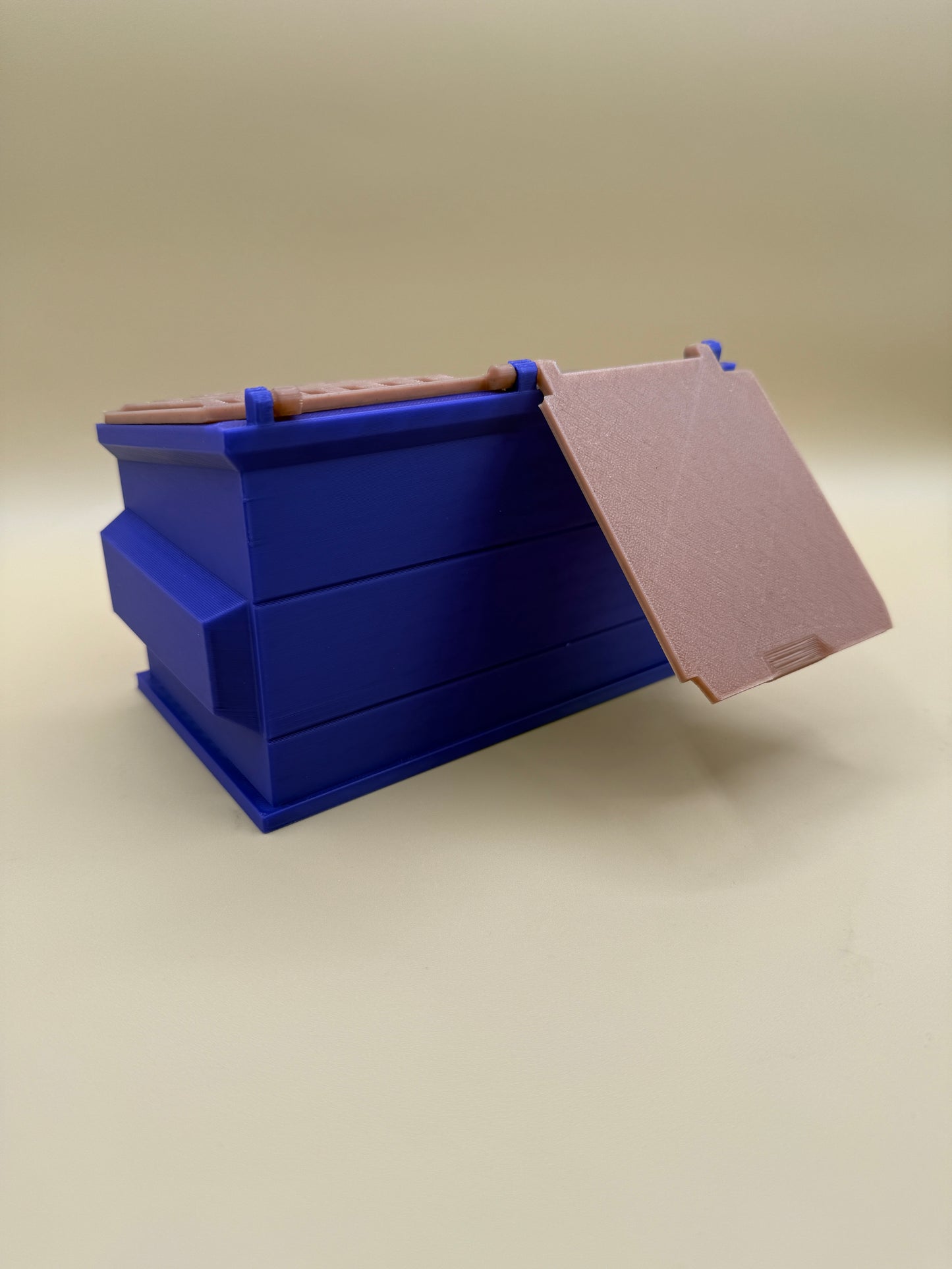 The Dump - Scale Model Dumpster With Working Lid, Dumpster For Q-tips, Desk Dump.